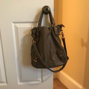 Deena and Ozzy large gray purse